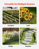 VEVOR Steel Landscape Edging, 5 Packs 39 x 4 in Rust-Resistant Metal Landscape Edging, Bendable Garden Edging Border, Heavy Duty Lawn Edging