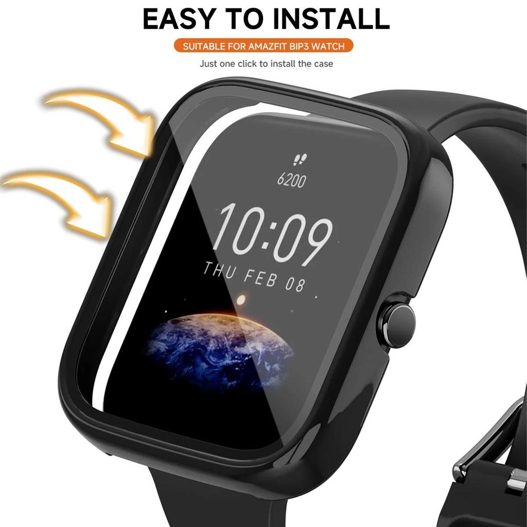 For Amazfit Bip 3 Bip3 Pro Screen Protector Case Cover Smart Watch Protective Cover Bumper Shell Protection Frame Case Capa 7
