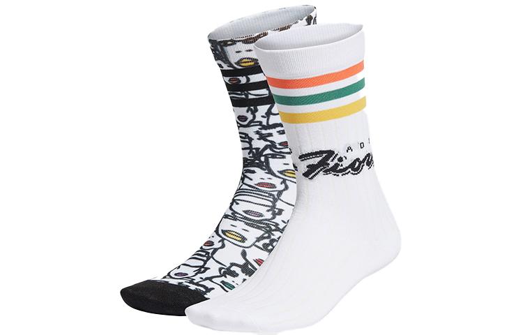 Adidas Originals Crew Socks Women s 2 Pack Multicolor FL9637 S