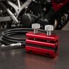 Motorcycle Brake Cable Oiler Tool, 2 Screw Clamp for Control Cable Housing Service, and Garage Use