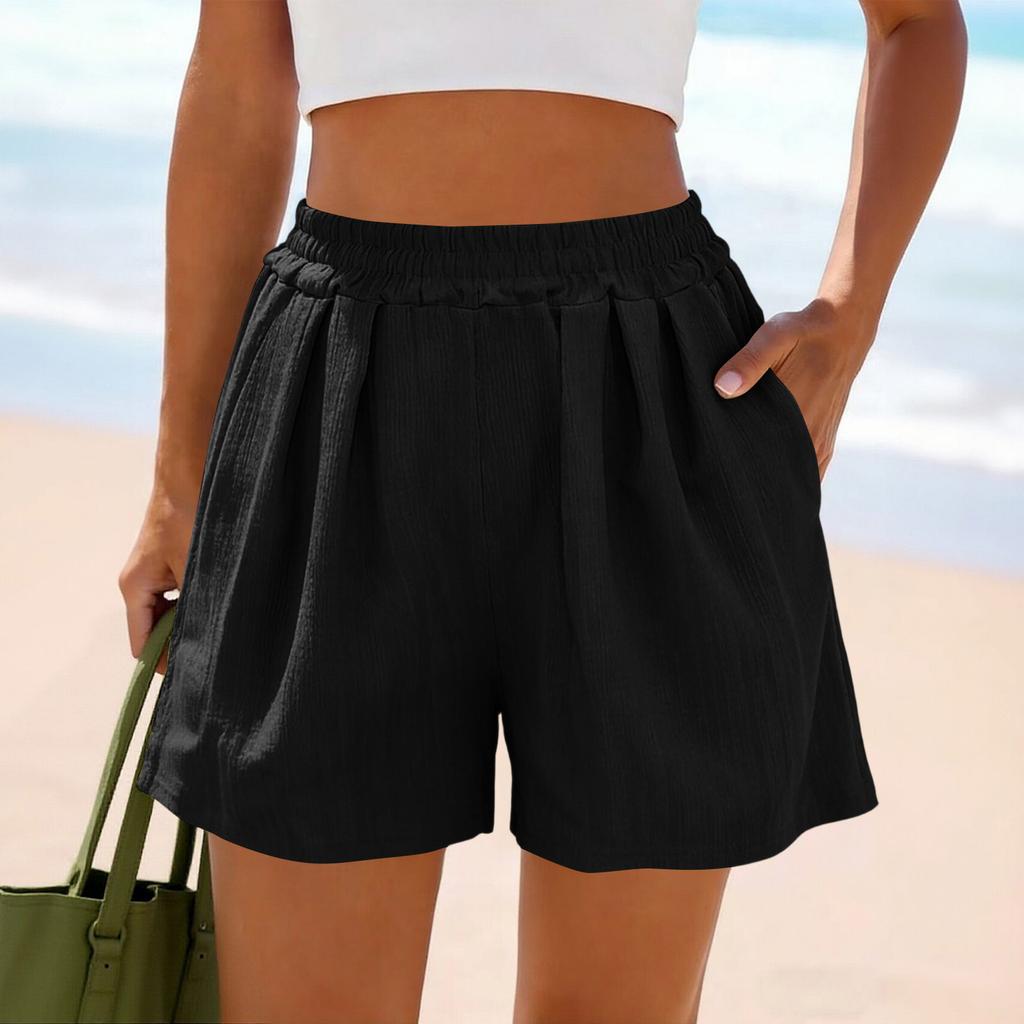 Women's Wide Sports Casual Loose Fashion Pocket Shorts