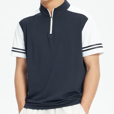 Men Outdoor Golf Short Sleeve T-shirt Gym Jogging Tops Muscle Workout Dry Fit Sweatshirt for Man Fitness Running Sports Clothing