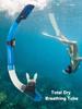 Diving Snorkel Silicone Full Dry Mouthpiece Swimming Underwater Diving Air Breathing Tube for Swim Accessories