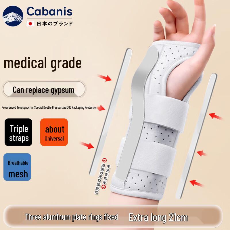 CABANIS Medical Wrist Support Brace One Size, Single (Universal)