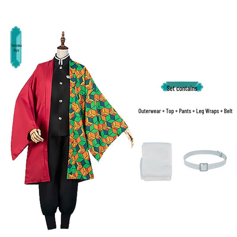 Demon Slayer Halloween Costume: Tanjiro, Nezuko, Zenitsu, and Giyu Cosplay