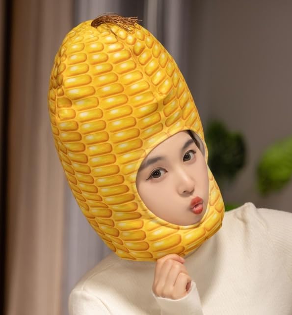 [DOKiDOKi] Maiskolbenhut Cosplay [Süß] Verwandlungskopfbedeckung Kigurumi Kopfbedeckung Süß Halloween Gemüse Gemüsehändler Mais Mais toumorokosi 3709