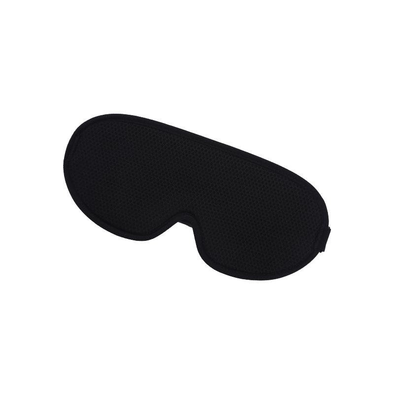 

3D Sleep Eye Mask, with Adjustable Headband, Soft and Breathable Fabric, Light and Light-blocking. for Travel, Home and Office чёрный