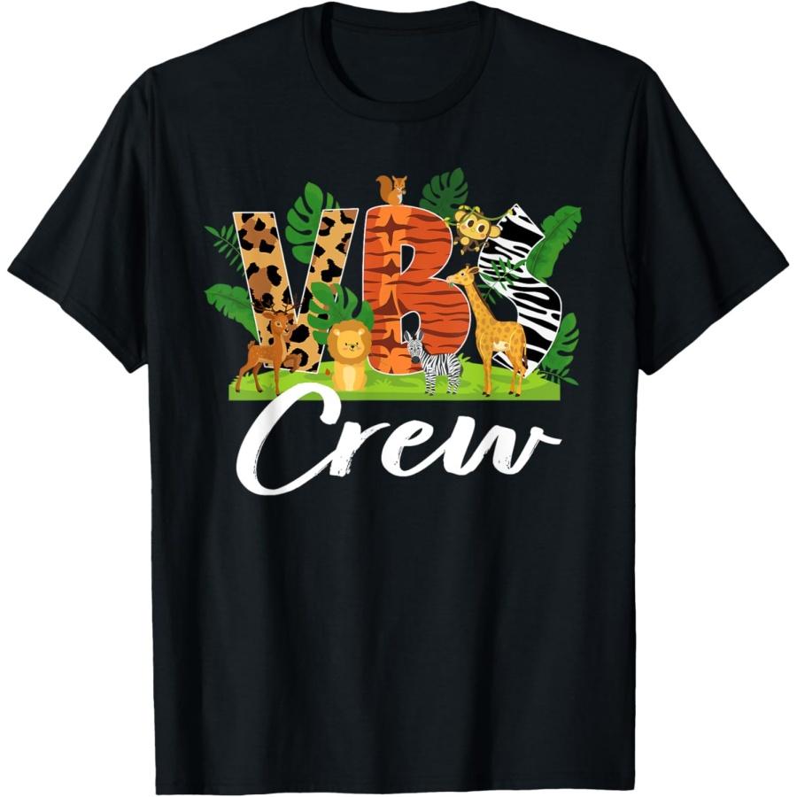 VBS Crew VBS 2025 Vacay Bible School Jungle Adventures T-Shirt(1) XXXXXL чёрный
