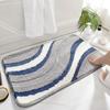 Modern Minimalist Cashmere Skin-friendly Floor Mat, Comfortable and Soft Non-slip Bathroom Floor Mat for Shower Rooms
