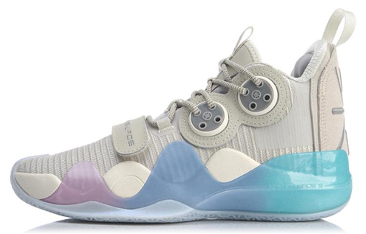 Li Ning WOW 8 Way Of Wade 8 Abrasion Resistant Breathable High Top Basketball Shoes Men's Cotton Candy ABAP113-9