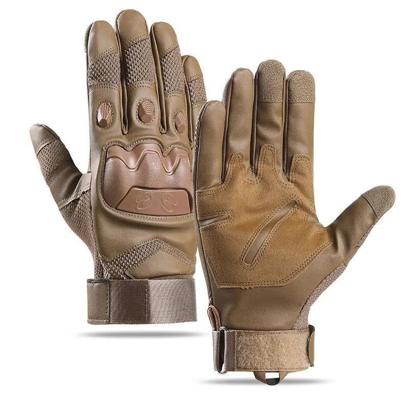 Gloves for Men's Outdoor Cycling Motorcycle Sports,anti Slip Windproof Wear-resistant Combat Protection Hunting Gloves