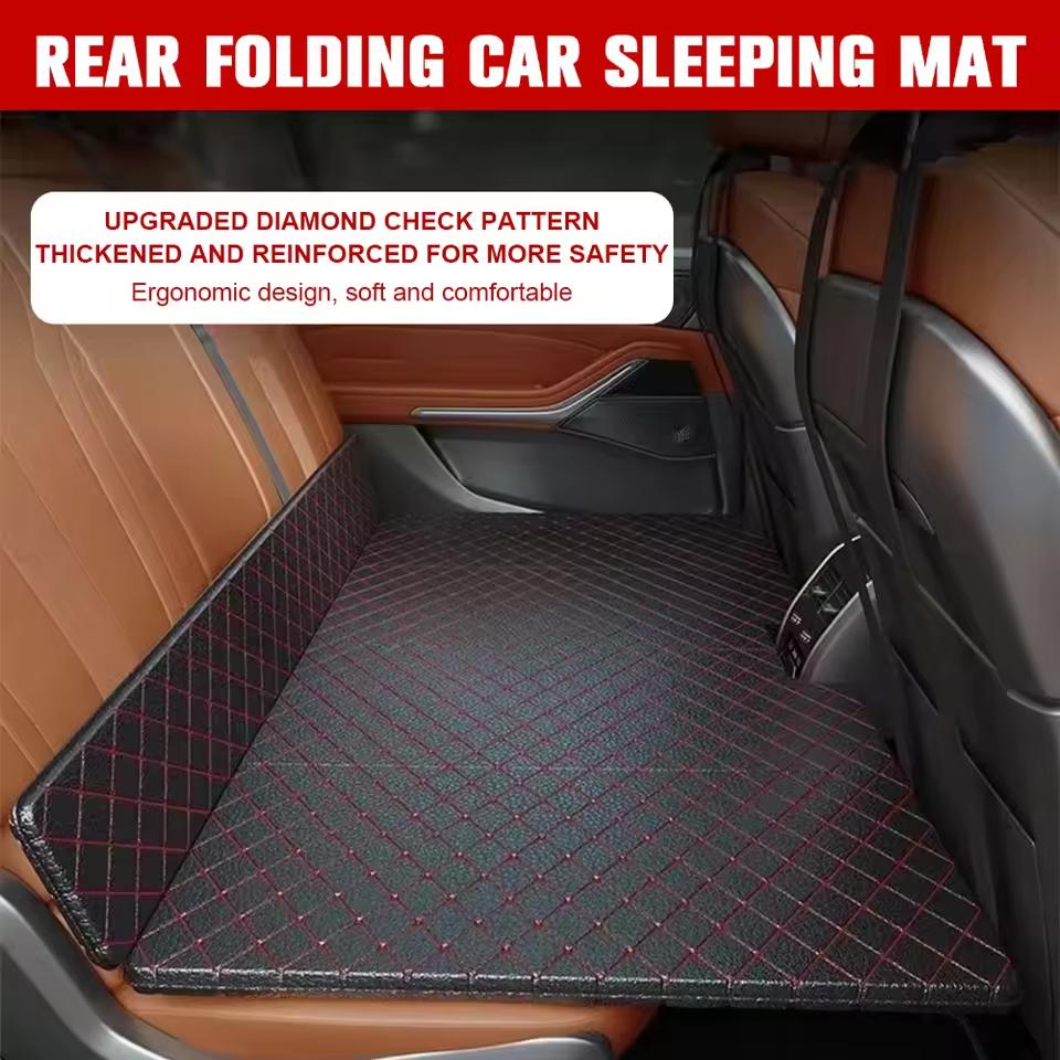 Bed Car Mattress Folding Of Rear Car Sleeping Mats Extender Back Seat Cushion Portable Car Camping Mattress for Sedan SUV Truck