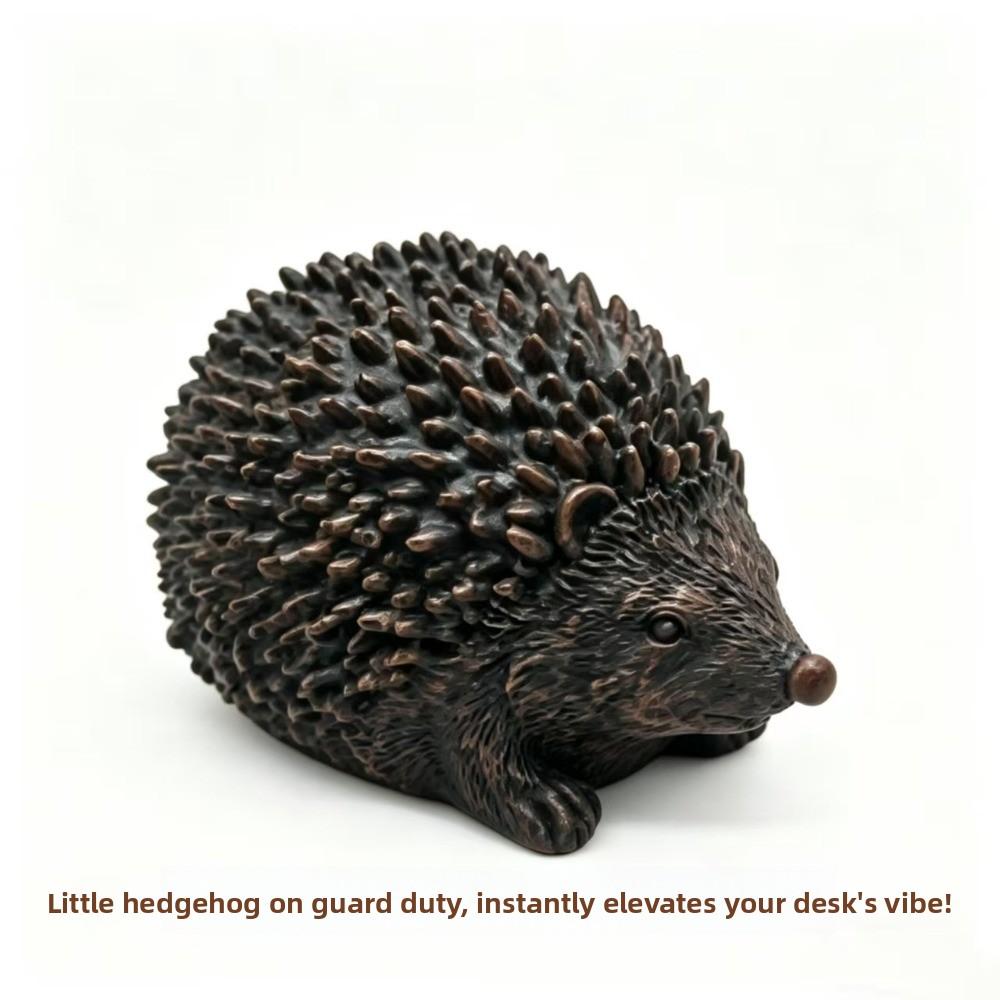 Lifelike Resin Hedgehog Key Storage, Desktop Key Holder & Animal Figurine, Creative Home Garden Decor Gift