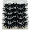 Beauty Dramatic Criss-cross False Eyelashes Thick Long 8D Mink Hair Wispies Fluffies