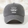 Letter Print Baseball Cap Men's Outdoor Peaked Cap Hip-Hop Dad Truck Casual Cap Retro Washed Cap Versatile for Men and Women