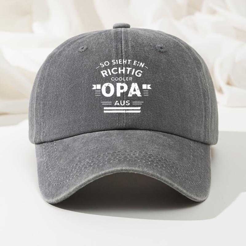Letter Print Baseball Cap Men's Outdoor Peaked Cap Hip-Hop Dad Truck Casual Cap Retro Washed Cap Versatile for Men and Women