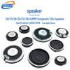 20-40MM 4R 3W 8 Ohm 2W Iron Shell Loudspeaker with Plastic Inner Magnet and Composite Membrane.
