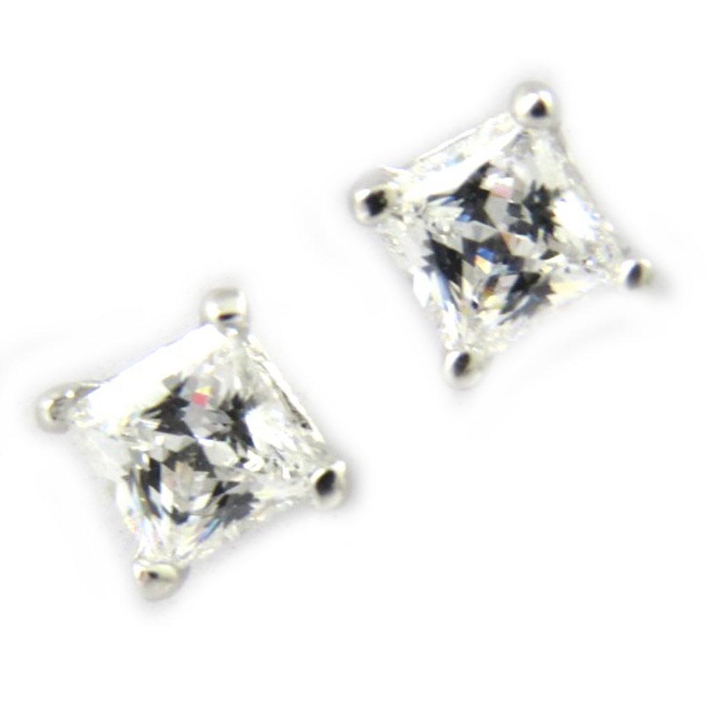 

Les Trésors De Lily [L7897] - Boucles argent Essentiel blanc 4 mm