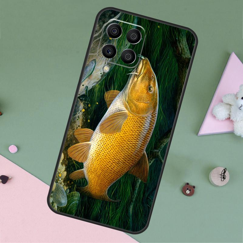 Carp Fishing For Samsung Galaxy M35 M55 M15 M12 M13 M14 M34 M54 M33 M53 M21 M31 M11 M32 M52 M06 M16 Case