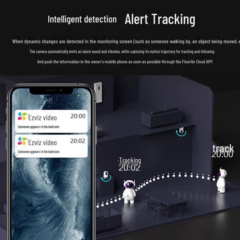 Ezviz H6C 3MP Pro Kabellose PTZ Heimüberwachungskamera (CN-Version)