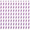 100Pcs Disposable Paper Straws Food Grade BPA Free Rich Color Holiday Party Heart Dot Print Drinking Water Straws