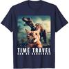 Crazy Cat Selfie Run, Time Travel Can Be Dangerous, Cat Love T-Shirt
