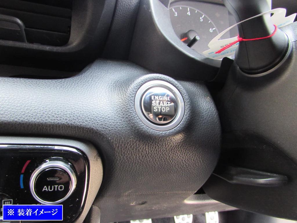 BRIGHTZ Finish Stainless Steel Engine Starter Switch Cover for Toyota Camry Ultra-Mirror AXVH70/AXVH75 [INT-ETC-489]