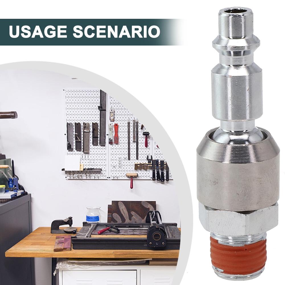 /4NPT US-Standard Pneumatischer Drehanschluss Vernickeltes Eisen