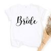 Bachelorette Party Shirt Woman's T-Shirt Bride Crew Team Bride Tee Wedding Gift for Brides Clothes