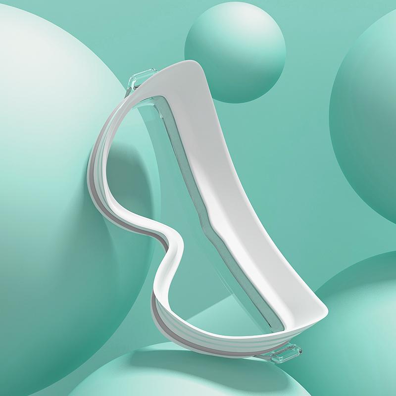 Big-frame Swimming Goggles Three Layers Lens Swimglasses Waterproof Non-slip Anti-fog Goggles Adults Swimming Eyewear Unisex