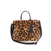 Cuco 2-Wege Eco-Pelz-Tragetasche mit Quaste, 2453111059, Leopardenmuster (410)