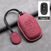 4 Buttons Car Remote Key Case Cover for Honda HR-V CR-V CRV Civic Accord 2021 2022 2023 Leather Car Key Shell Fob Keychain