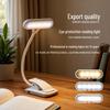 Portable USB Rechargeable 9-LED Reading Light for Students - Eye Protection, Clip-On Study Lamp