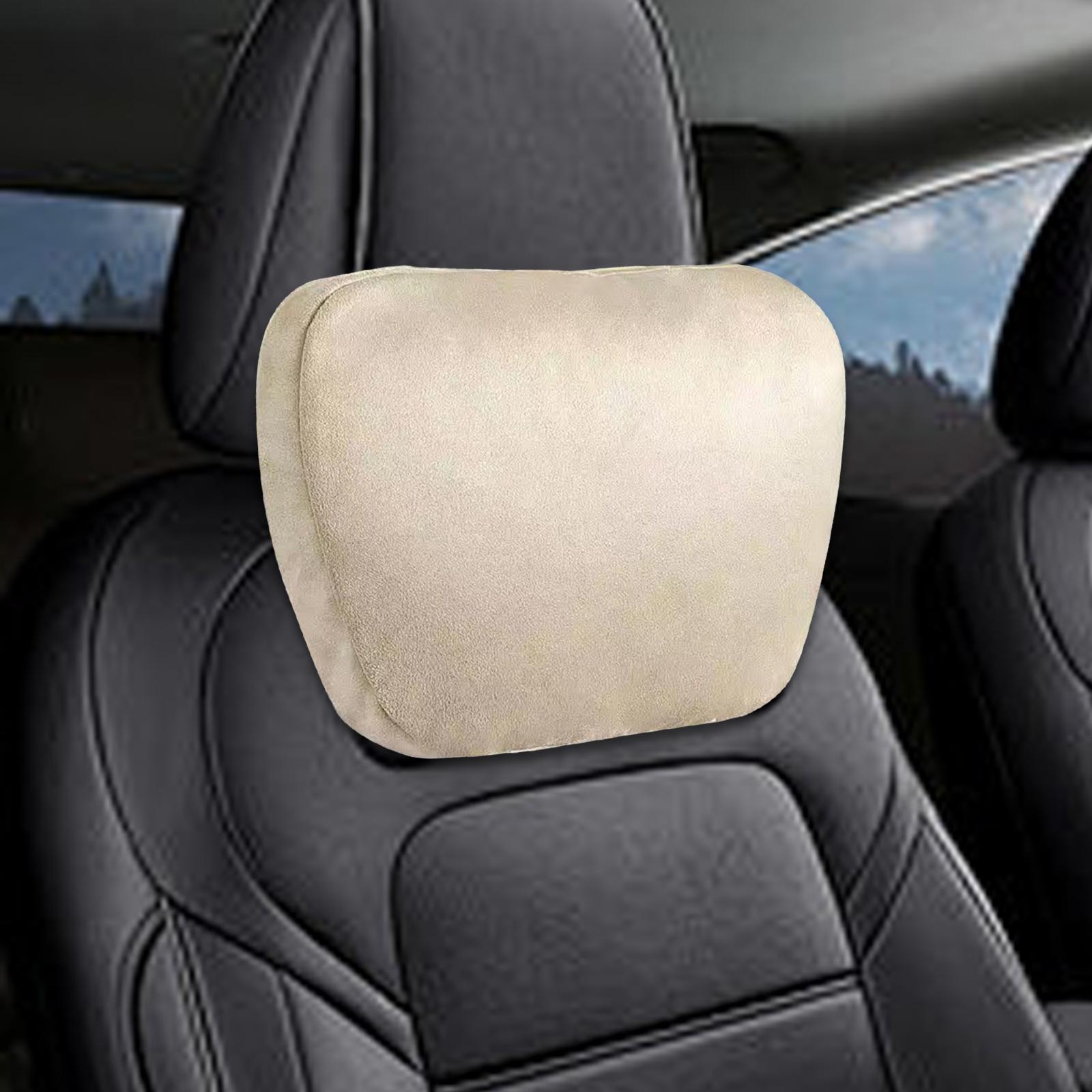 

Car Neck Pillow Car Headrest Comfortable Auto Accessories for Driving Suede Easy