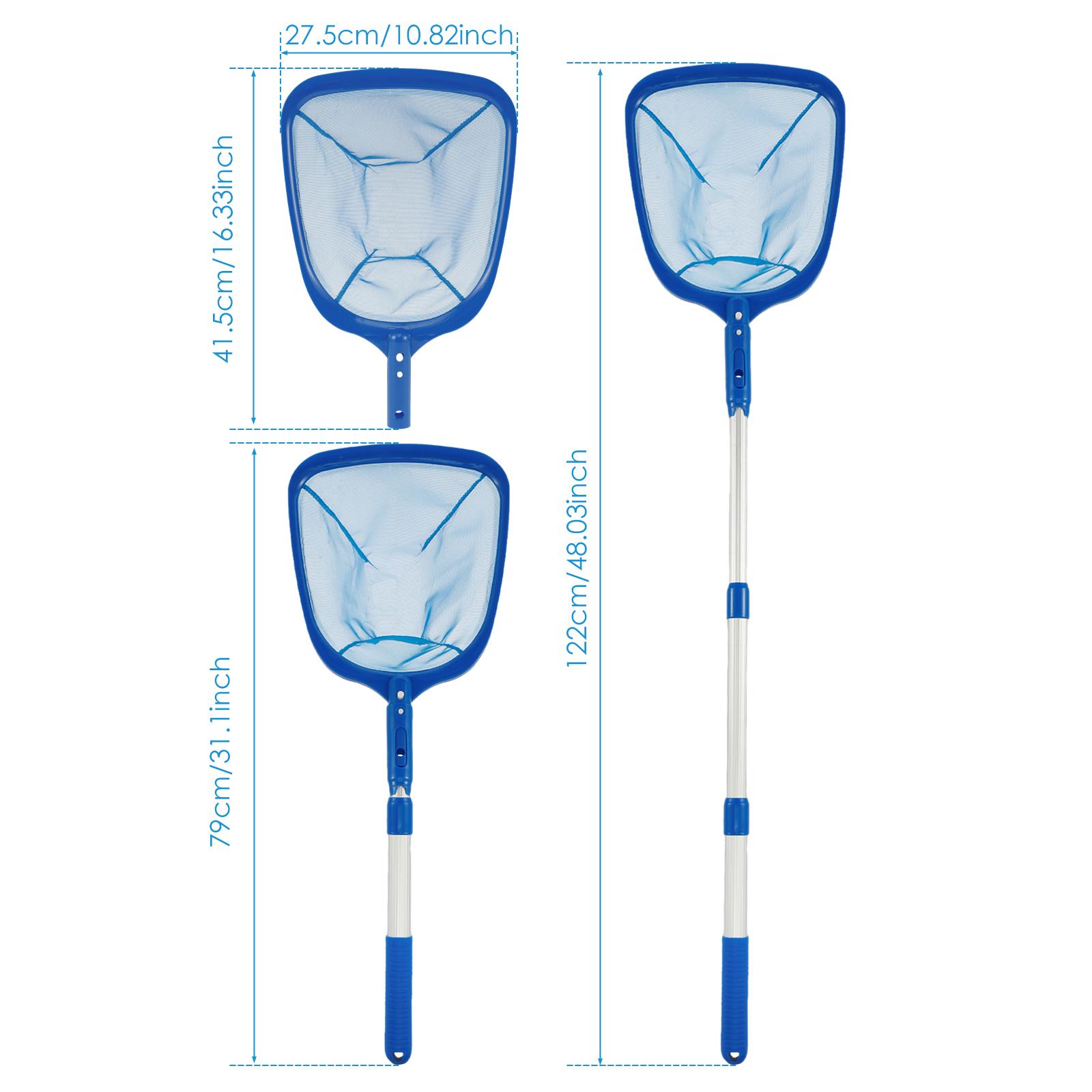 

Чистящая сетка для бассейна 120 см, телескопическая грабли для бассейна, профессиональные чистящие средства для бассейнов, спа, прудов, аквариумов, новые