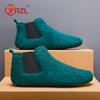 YRZL Winter Warm Cotton Shoes Men Indoor Home Slipper Thin Bottom Plush Cotton Man Casual Shoes Soft Sole Anti-slip Slippers Man