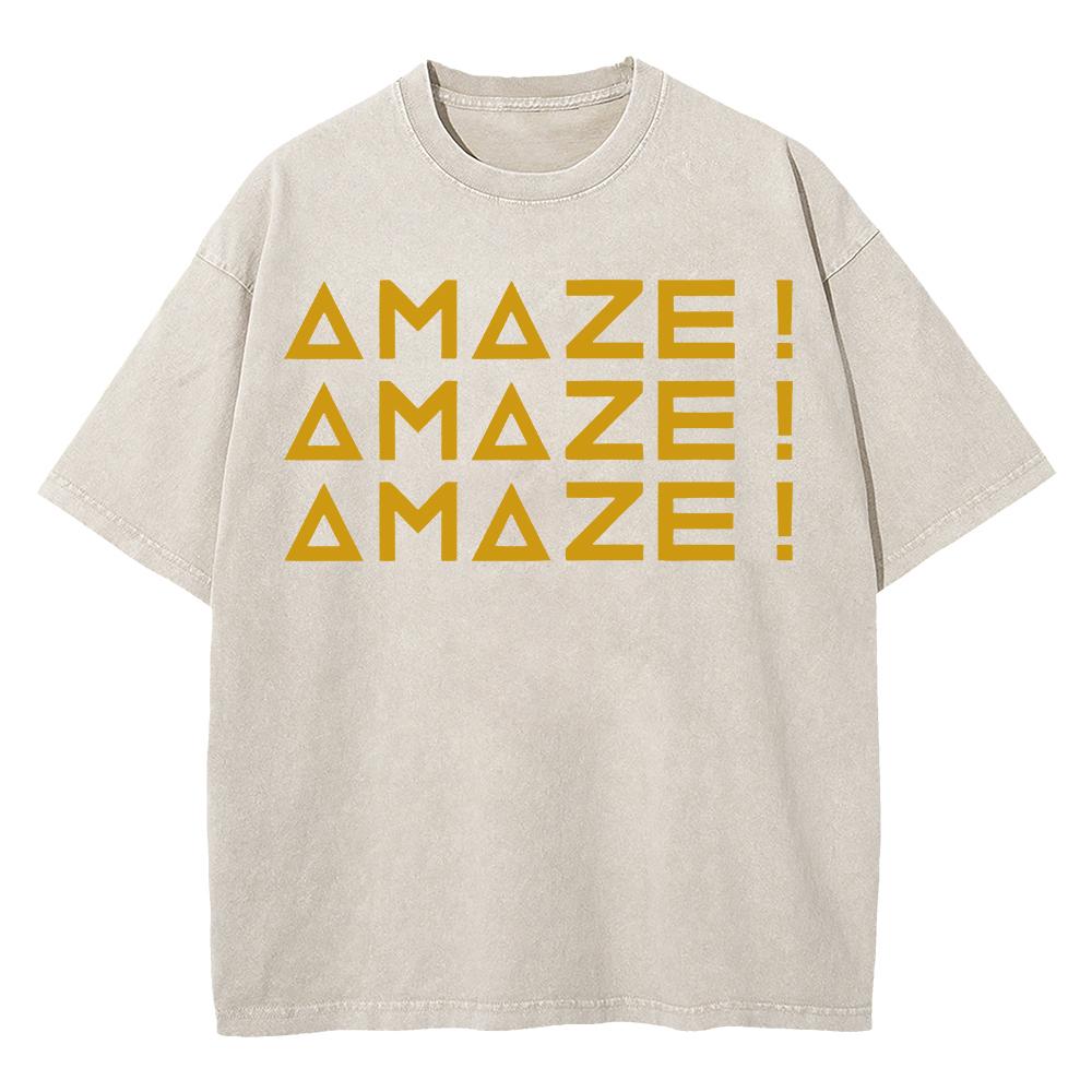 Cotton Vintage Washed Project Hail Mary Amaze You Sleep I Watch Tshirt Fashion Men Funny Casual Loose Acid Wash Tees Shirts S