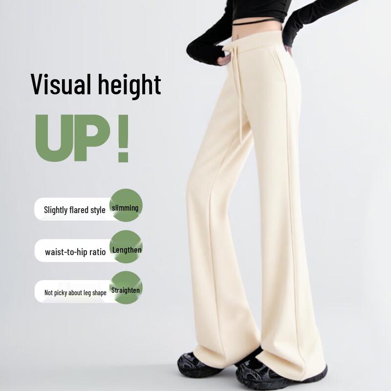 Baleno Women's High-Waist Flared Wide-Leg Pants