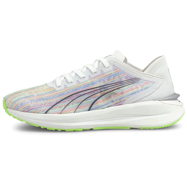 (WMNS) PUMA Electrify Nitro Spectra White Green Women s 195416-01 EU 35.5