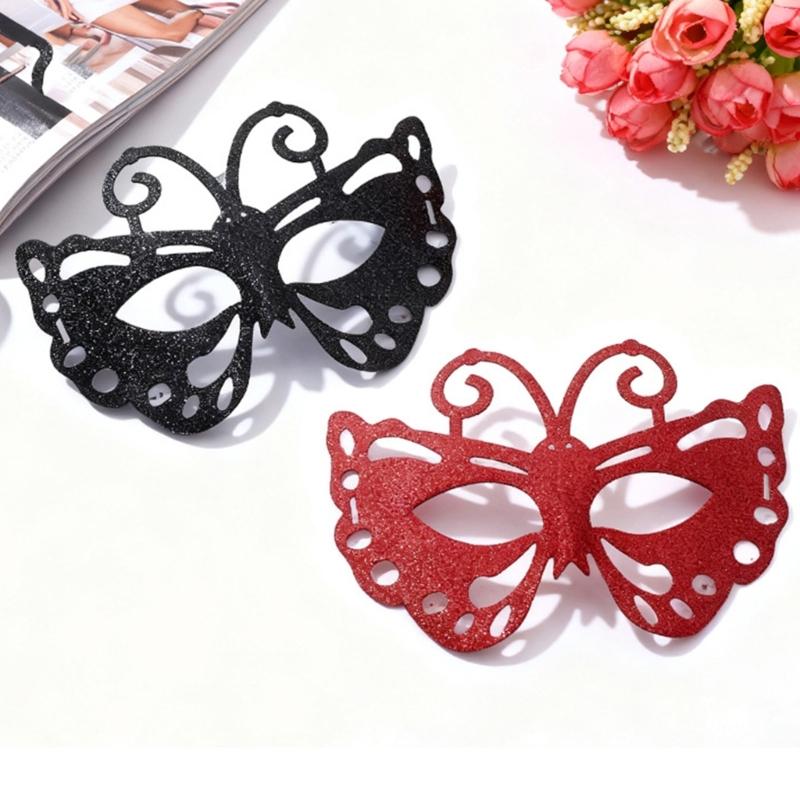 Butterfly Mask Eyemask Masquerade Mask Halloween Cosplay Costume Accessory Venetians Mask Mardi Gras Mask for Women Girls