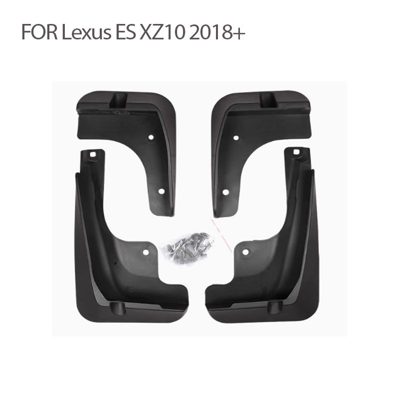 2018-2025 Lexus ES Series Mudguards: Fits ES200, ES260, ES300