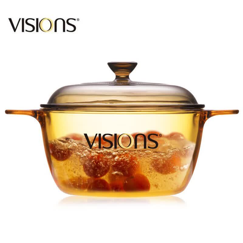VISIONS Corning 1.5L Glass Stew Pot