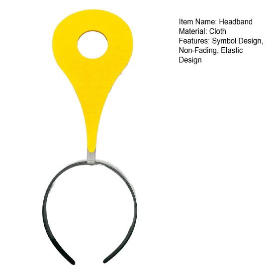 Kvinners Hodebånd Hodeplagg som ikke falmer Unikt Symbol Design Hårbøyle Fotorekvisitter for Maskerader Festivaler