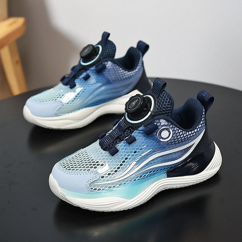 Spring Mesh Boys Sneakers Breathable Casual Running Shoes for Middle and Big Kids Lightweight Comfortable Trendy