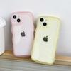 Wave Edge Translucent Phone Case For IPhone 16 15 14 Pro Max 13 12 11 TPU Soft Back Cover