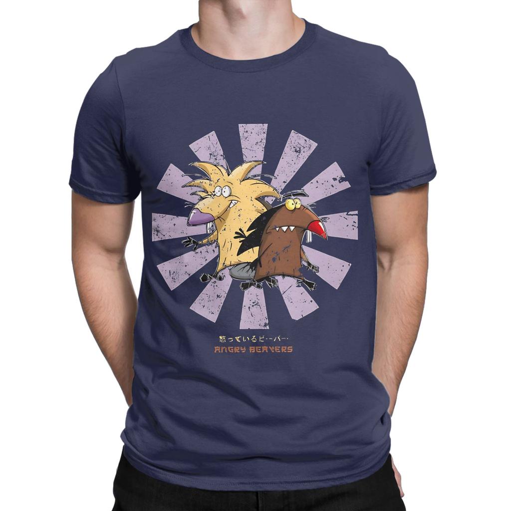 Angry Beavers Purple Burst Poster Design Today Graphic Novelty Graphic 100 Cotton TShirt The Angry Beavers Tees Tops For Unisex