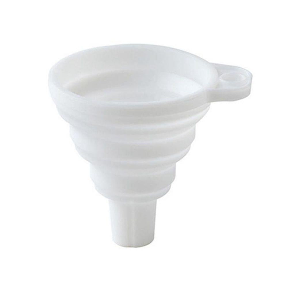 

Long Neck Silicone Retractable Household Utensils Funnel Kitchen Gadgets Liquid Dispensing Funnel белый