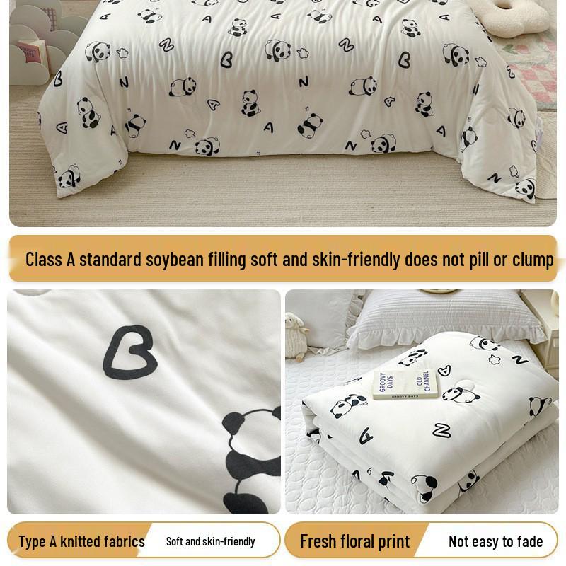 

Детское легкое хлопковое одеяло - Машинная стирка Летнее одеяло Children s Quilt - 110x150 cm