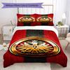 Eintracht Frankfurt Pattern Bedding,Quilt Set Quilt Cover Pillowcase Home Birthday Gift(1 * Duvet Cover + 2 * Pillowcase, Without Core)_lx