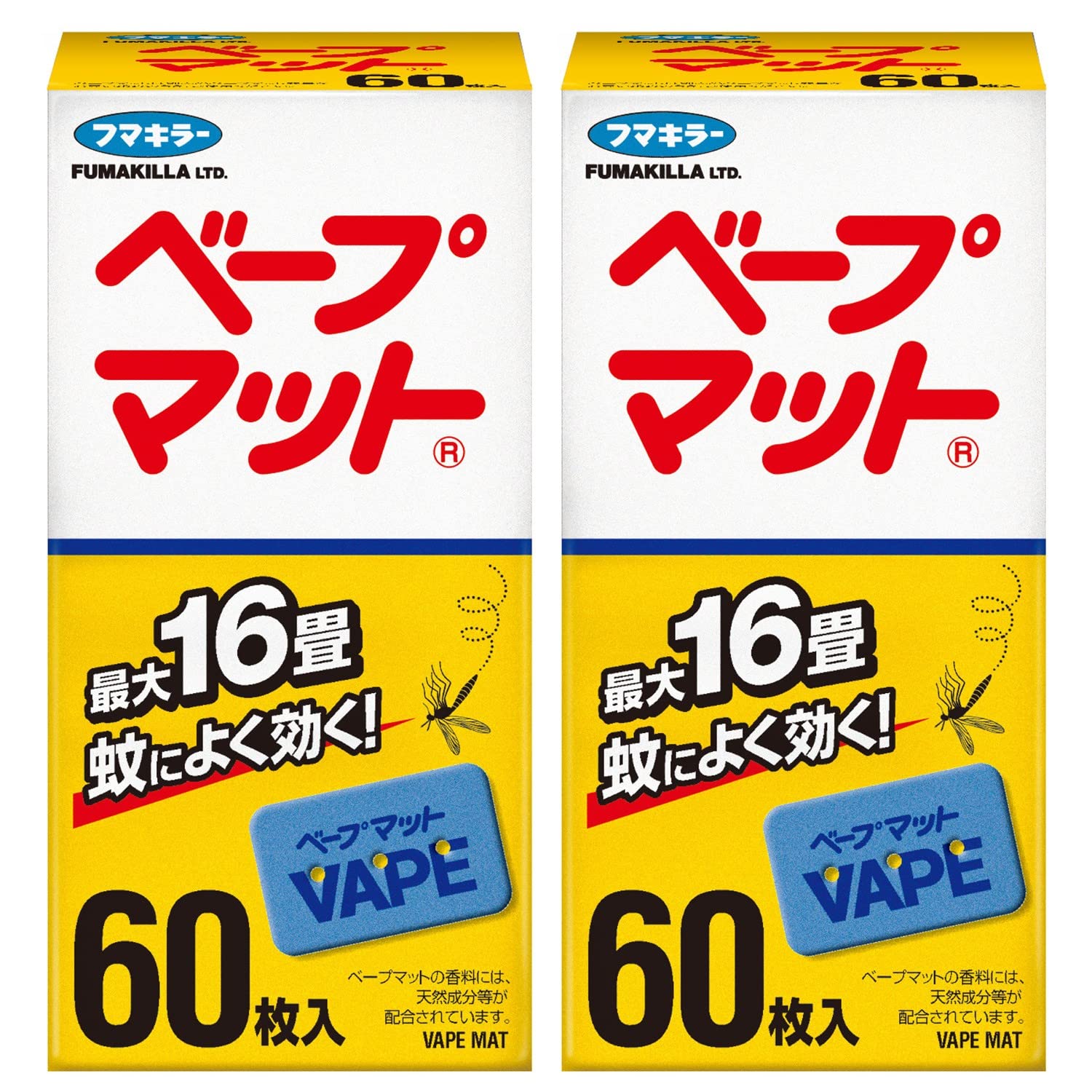 

Вейп-пластины [Оптовая покупка] Fumakilla Вейп-пластины-заменители от комаров, аромат ландыша, 60 штук х 2